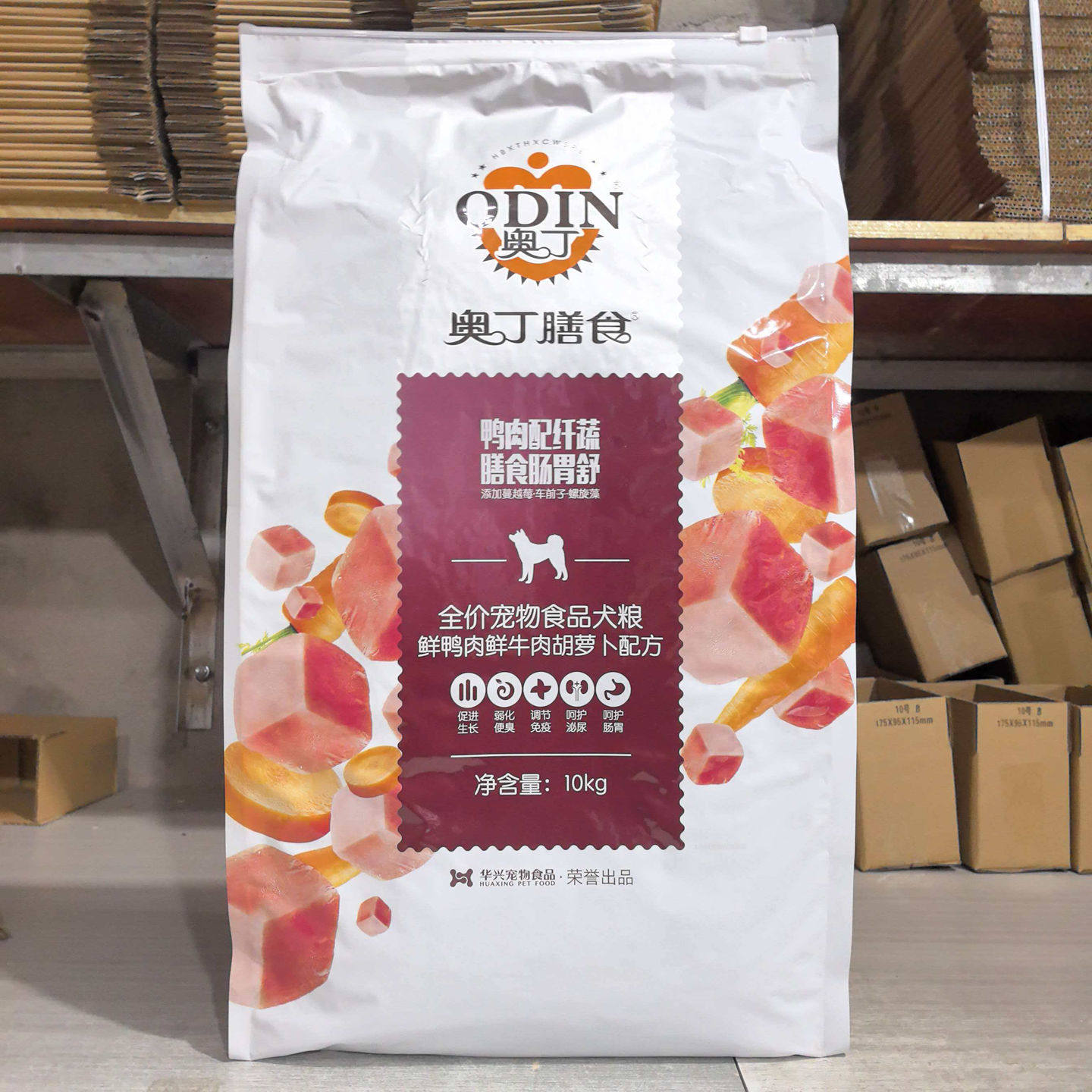 奥丁膳食全价犬粮10kg鲜鸭肉鲜牛肉蔬果味全品种狗狗大包狗粮20斤