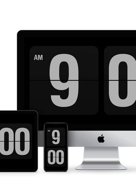 [Mac/win10/时钟屏保]Fliqo翻页时钟屏保支持Mac支持Windows