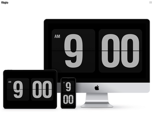 时钟屏保 win10 Fliqo翻页时钟屏保支持Mac支持Windows Mac