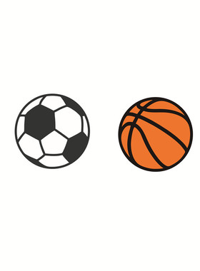 篮球足球贴纸汽车车身遮划痕贴画防水个性卡通图案电动车头盔装饰