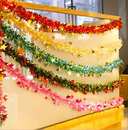 元 饰品过年氛围场景布置幼儿园教室晚会彩带拉花彩条挂饰 旦新年装