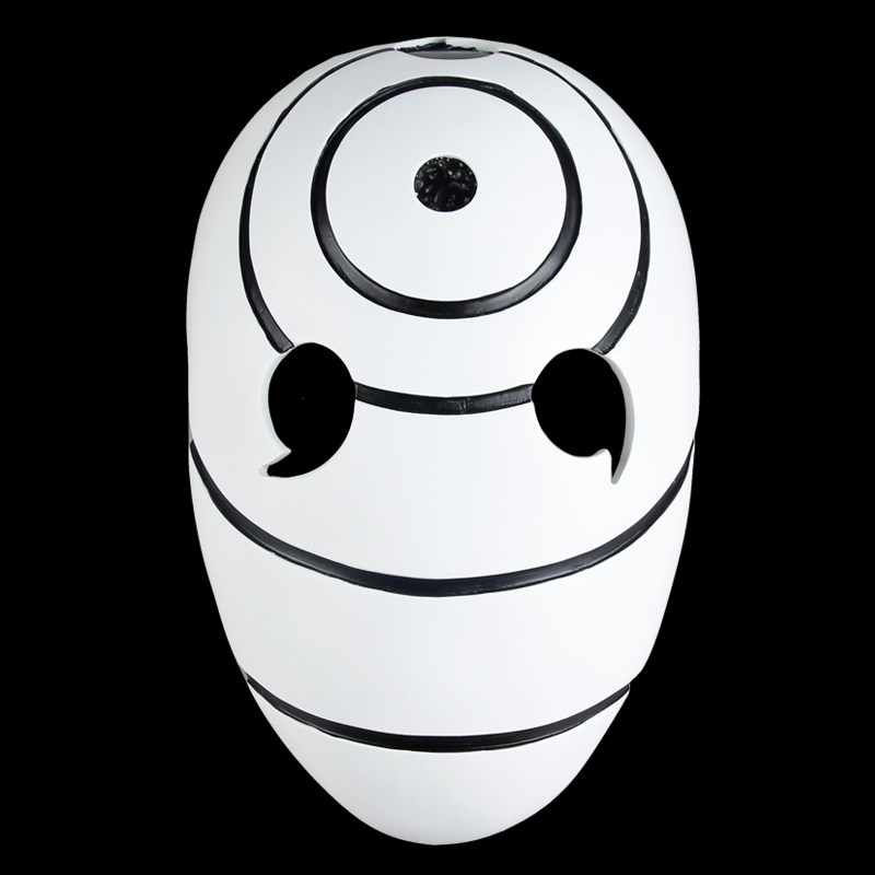 仕彩万圣节环保PVC面具男火影忍者宇智波斑阿飞带土单孔电影主题