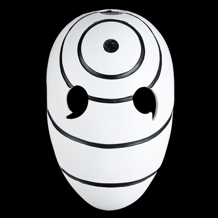 仕彩万圣节环保PVC面具男火影忍者宇智波斑阿飞带土单孔电影主题