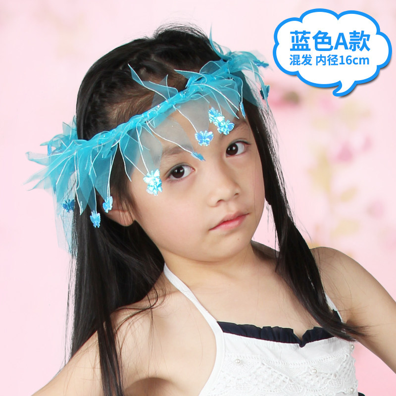 仕彩六一儿童装扮用品发箍发卡女童婚纱新娘花童配饰头饰花圈花环