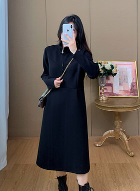 大码女装卫衣连衣裙女加厚长裙秋