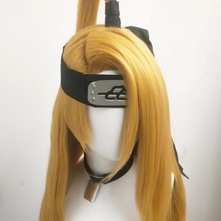 动漫假发火影忍者迪达拉假发银魂来岛又子金黄色cosplay假发现货