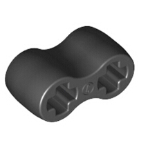 【开智正品】构建积木配件 双十字孔连接器(软胶) 5片 NO.K45590