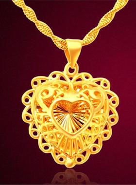 璀璨之星高品质沙金项链女不掉色