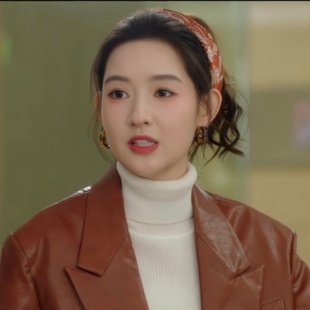 突然的喜欢王玉雯林欢儿同款羊绒衫女士高翻领毛衣内搭加厚打底衫