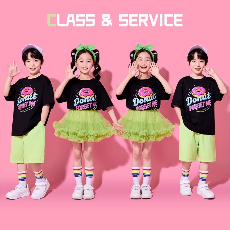 六一儿童啦啦队演出服学生运动会