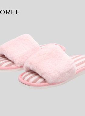 宝人棉拖鞋女居家木地板室内拖鞋情侣男士产后月子鞋家用冬季防滑