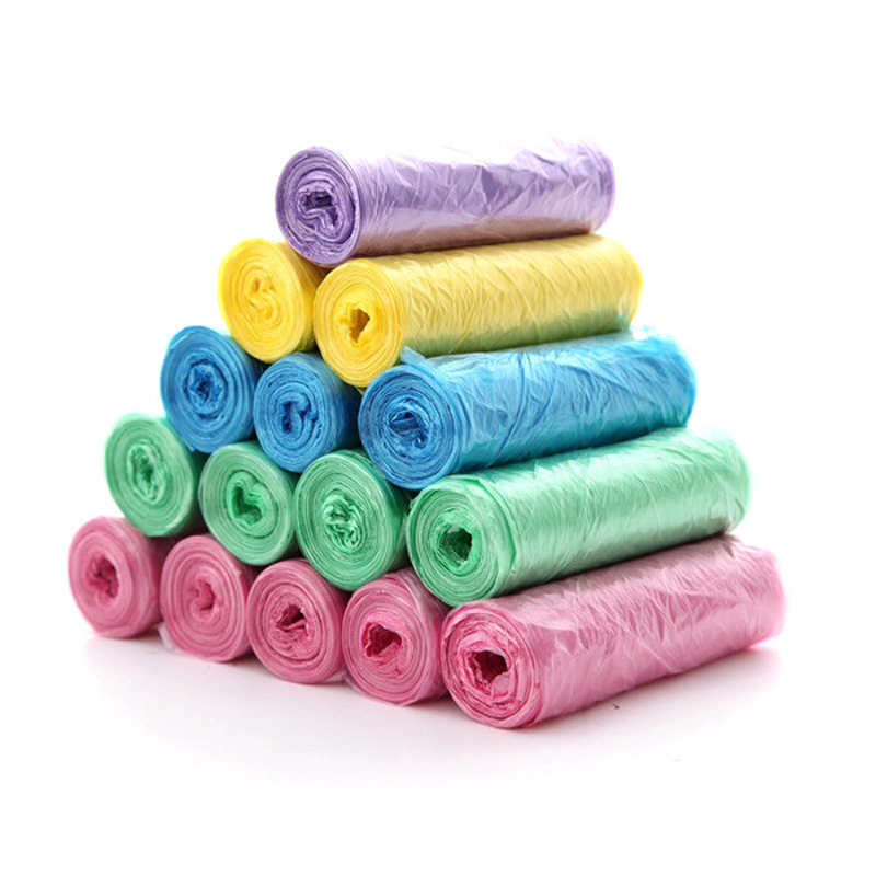 45*50cm厨房家用连卷点断式平口垃圾袋加厚分类一次性塑料袋