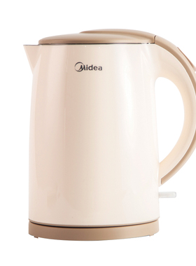 Midea/美的 MK--H415E2j 电热水壶家用304不锈钢1.5L大容量烧水壶