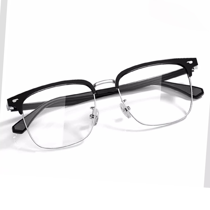 海伦凯勒王一博同款大框眉线框眼镜架专业配度数近视镜片H83021