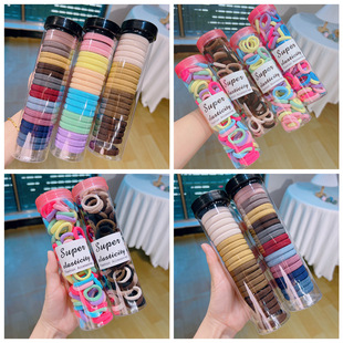 成人儿童不伤发头绳高弹力皮筋毛巾圈女孩发绳橡皮筋发绳宝宝头饰