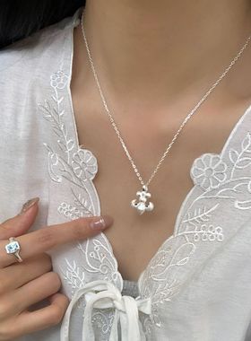 S925纯银项链女款情人节礼物