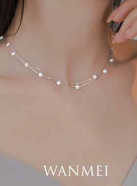 2025新款双层叠戴轻奢小众高级感