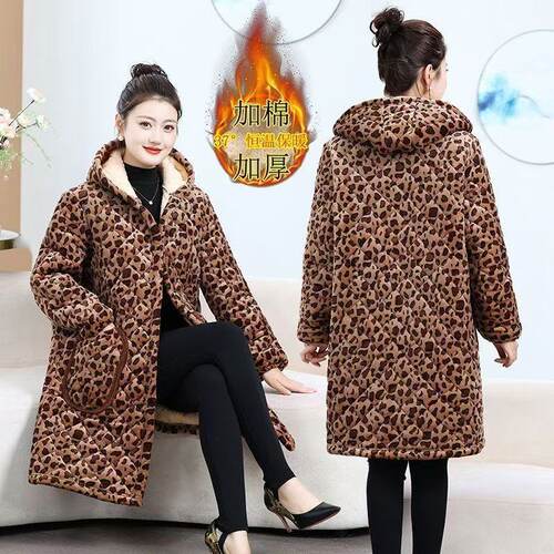 冬季加厚家居服三层工作服罩衣女