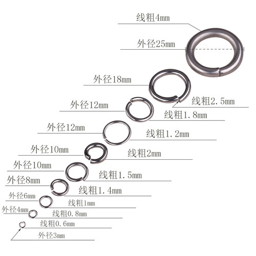 匠心吴匠心吴包邮不锈钢开口圈