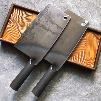 未开刃未做热处理厚背斩切两用刀胚半成品菜刀处理一体高碳钢刀具