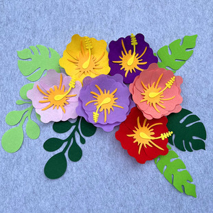 橱窗婚礼立体花朵幼儿园班级黑板报墙面装饰墙贴环创环境布置材料