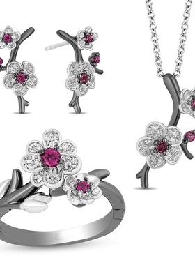 亚马逊戒指项链满钻耳钉吊坠