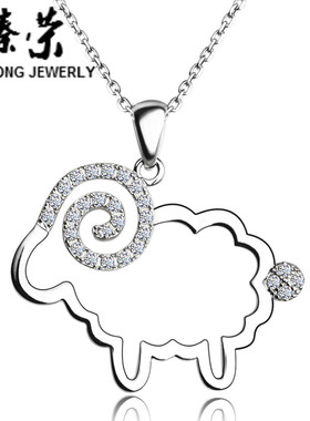 young天使镀银水晶短款新年礼物