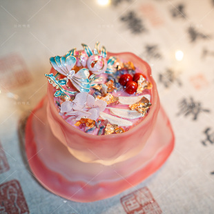 【壮的响亮】相思合欢琉璃盏中式草本祝福美好愿景香薰蜡烛玫瑰香