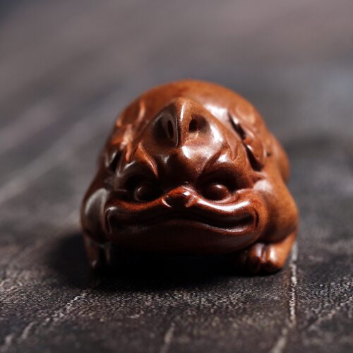 响亮獬豸独角兽雷击老枣挂件饰品