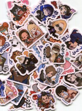 Tekken 铁拳 第2弹 自制手帐手机电脑相册防水贴纸 40枚 Z 1535