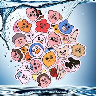 日本粉红兔子内裤兔opanchu 自制手帐手机电脑相册水杯头盔贴纸