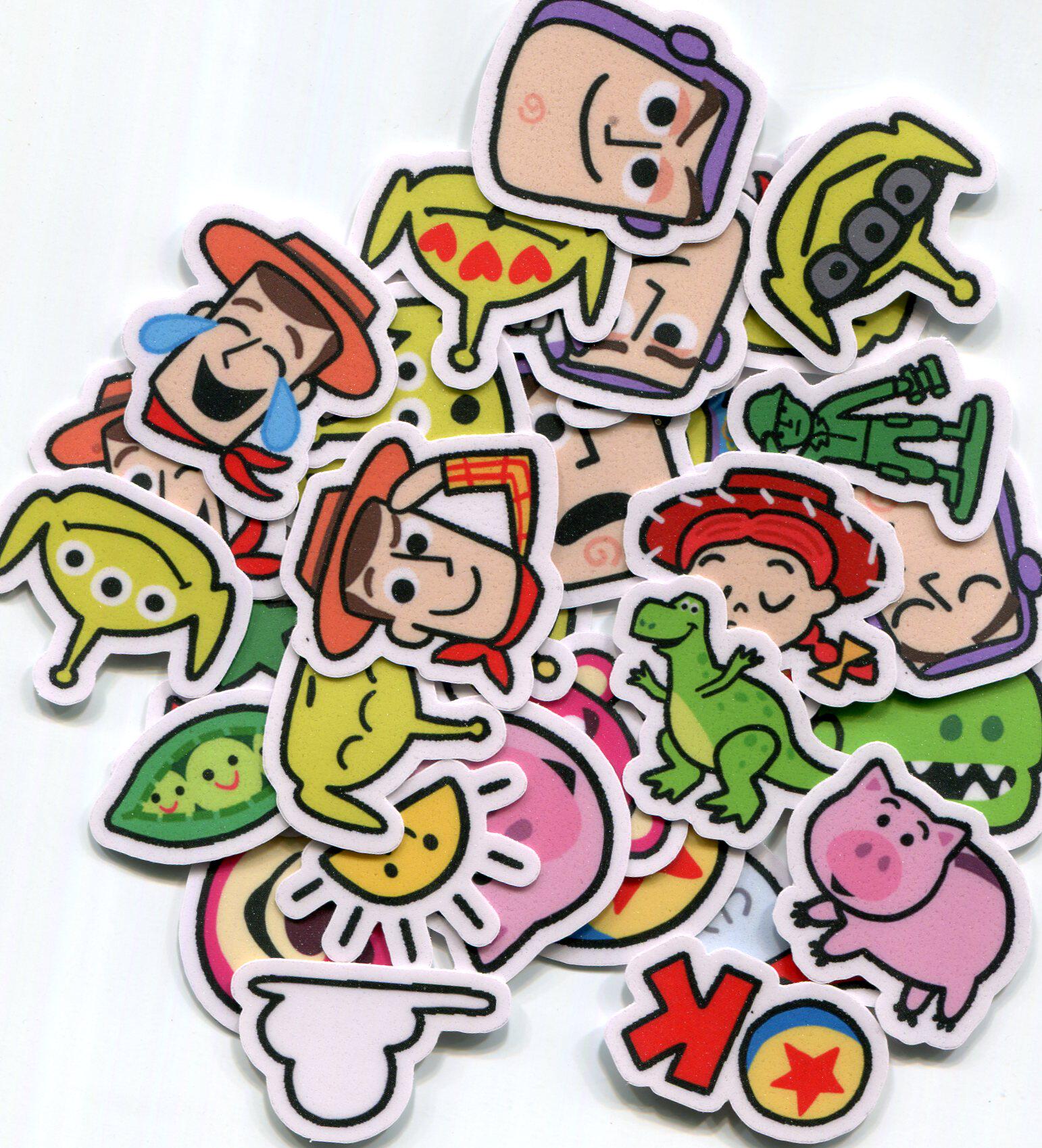 玩具总动员 表情贴 胡迪 巴斯光年 手帐动漫贴纸自制 40枚 z 990