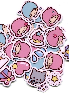 Line表情贴纸 双星仙子 表情貼 自制手帐贴纸 40张 Z 927