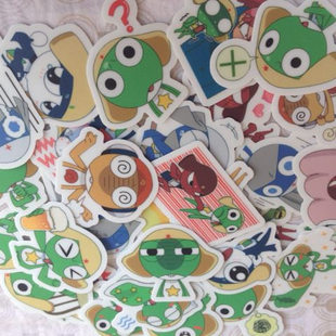 Keroro军曹 自制手帐手机电脑相册防水动漫diy贴纸