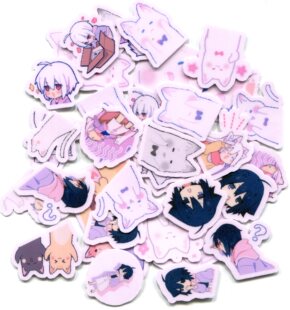 Mafumafu's Super Nuko Sticker  手帐相册贴纸 24款40张 Z 914