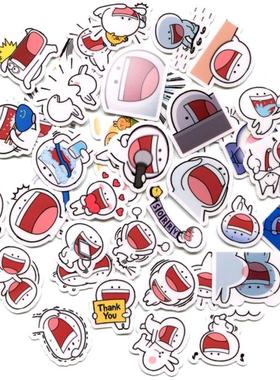 Line表情贴纸 Spoiled Rabbit 系列16 自制手帐贴纸 40枚 Z 509