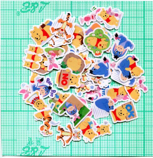小熊維尼和他的好友  手帐相册手机贴纸  line自制 40枚 z 562