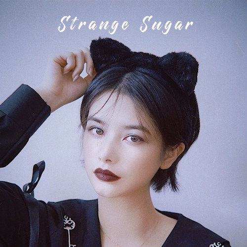 怪糖饰物集猫耳毛绒哥特暗黑少女