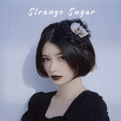 怪糖饰物集原创手工花丸哥特暗黑