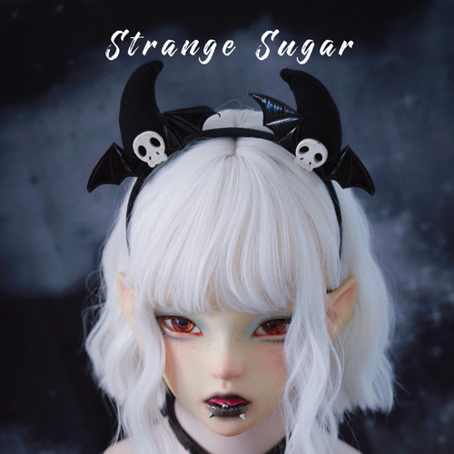 怪糖饰物集原创小骷髅恶魔角发箍