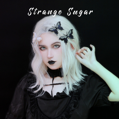 原创手工刺绣暗黑亚文化边夹饰物