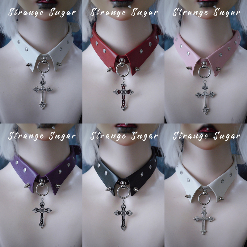 怪糖饰物集原创假领choker系列