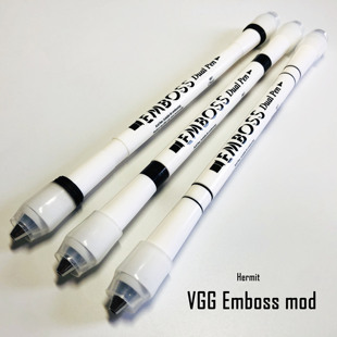 真杆 安爷笔铺 送收纳管 转笔专用笔 Emboss 暴力神器 mod VGG