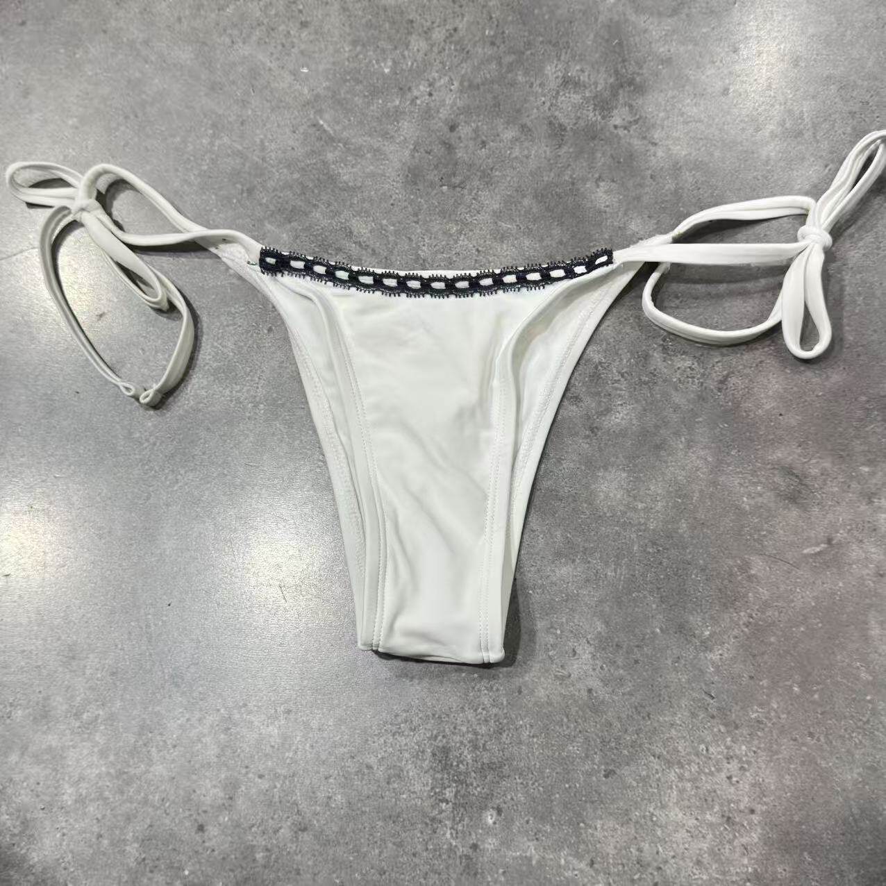 （大牌杂款单裤子！！）出口欧美女士成人低腰三角裤子单件游泳裤