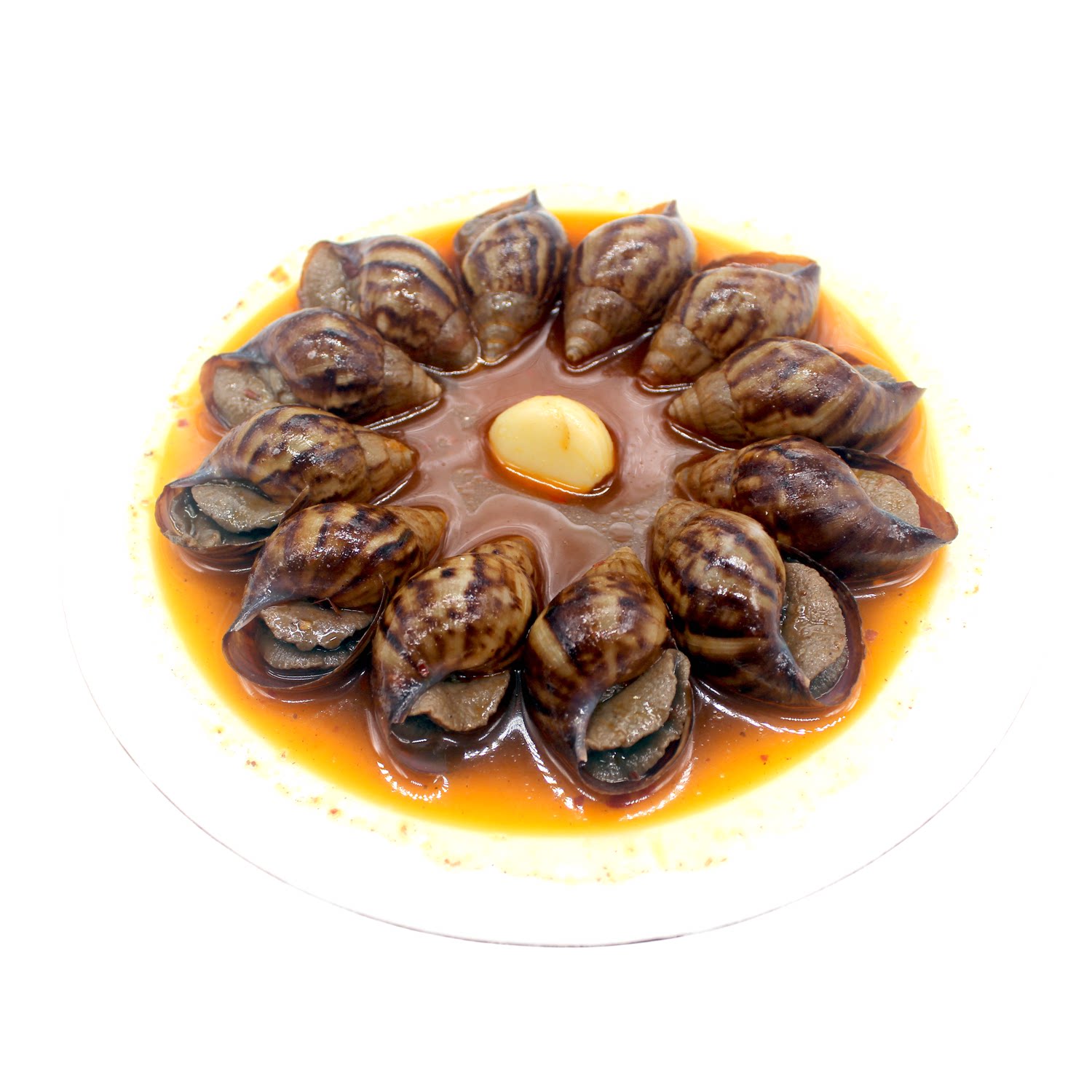 法式香辣焗蜗牛肉调味白玉蜗牛肉特色菜半成品12/袋冷冻加热即食