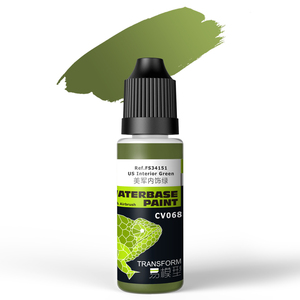 。【HY】易模型 水性漆装甲色 CV068 WWII美军座舱内部绿色 18ml