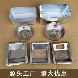 户外分类垃圾箱灭烟柱垃圾桶配件方形圆形不锈钢烟灰柱烟灰缸盒子