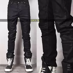 Essence Rodrk Dark Classic Handmade Waxed Heavy-Duty Slim-Fit Jeans European and American Hip-Hop High Street Fashion Brand for Men