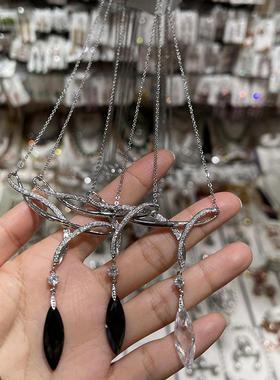 璀璨灵尾S925纯银鱼尾项链