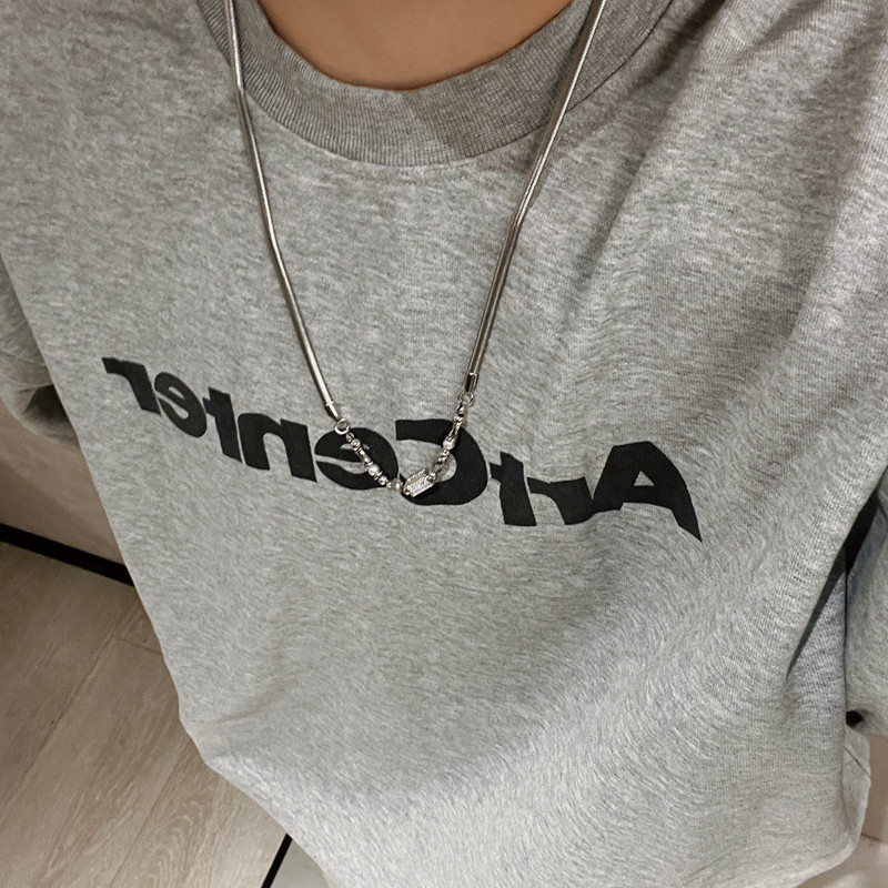 B218-S128-P18潮流个性时尚休闲配饰新款男女情侣款项链饰品2024,饰品头饰,星座1613（原B218）